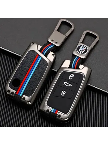 Metalen Sleutelhoesje VW - Skoda - Seat - Cupra D3
