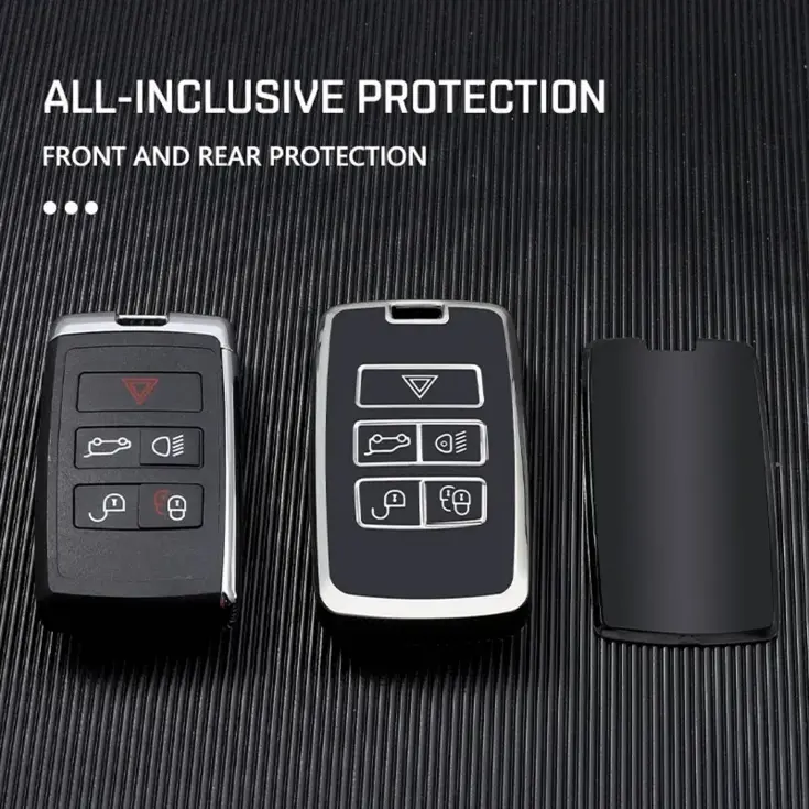 TPU Sleutelhoesje voor Jaguar zwart B5