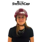 Vizorz SwitchCap fietshelm Woolly cherry cap