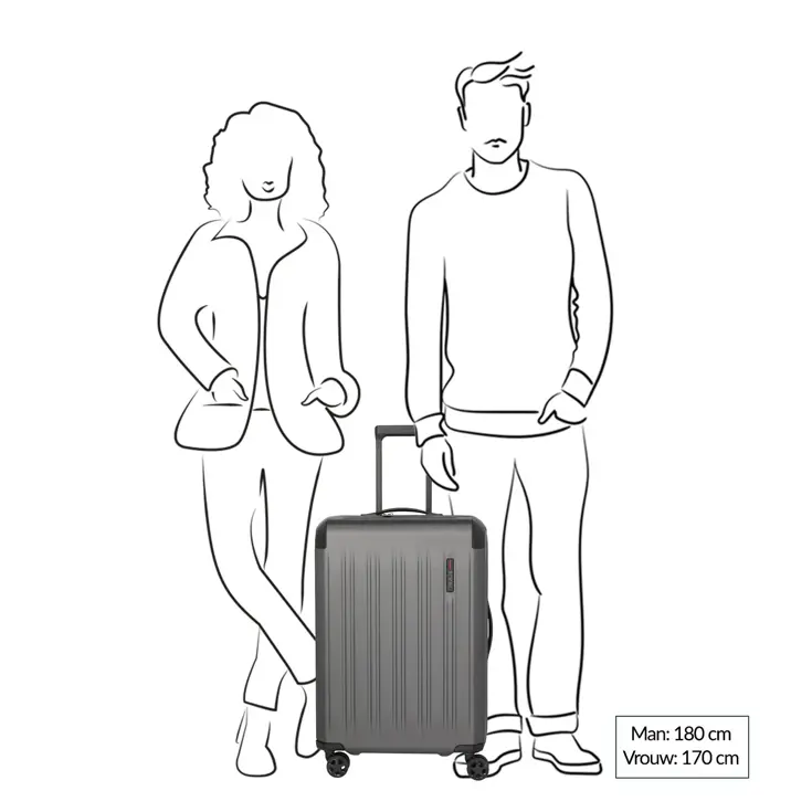 Travelite Dynamiic 4 Wheel Trolley M  |69 L