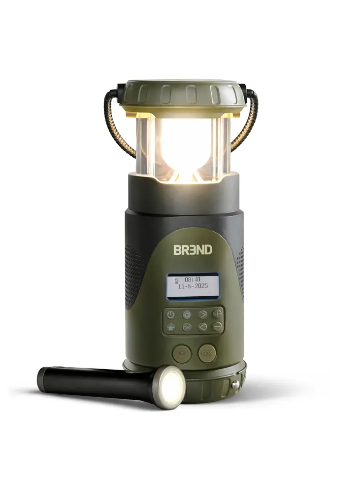 BR-2245 Campingradio met Lantaarn