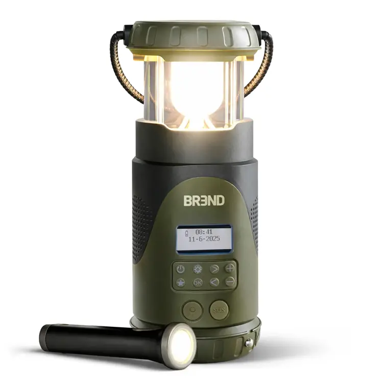 BR-2245 Campingradio met Lantaarn