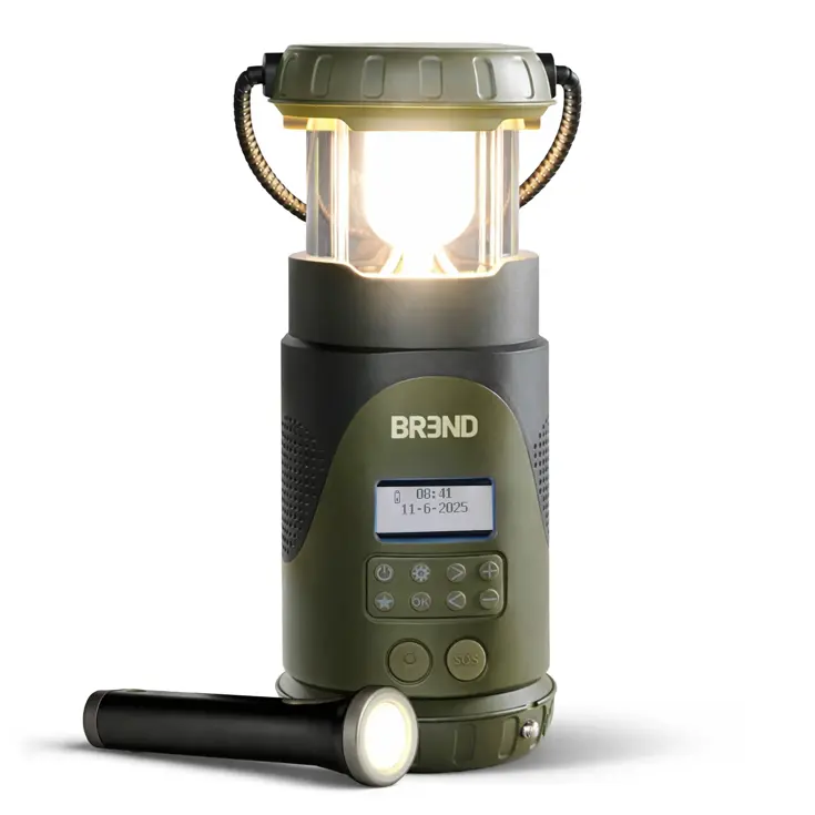 BR-2245 Campingradio met Lantaarn