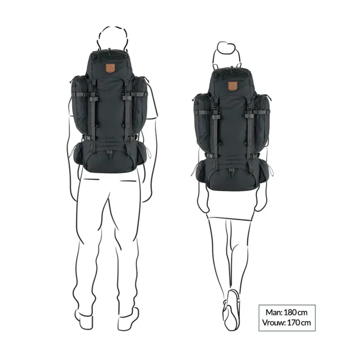Fjallraven Kajka 65 M/L un blue