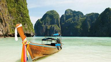 Thailand, Ko Phi Phi, long tail boot - GettyImages-1155561118
