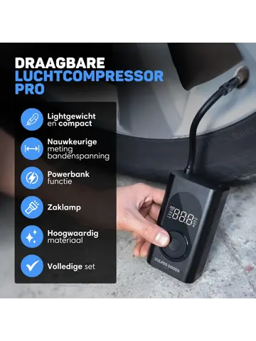 Autocompressor - Bandenpomp - Powerbank