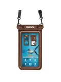 Waterdicht Telefoonhoesje - 6.8" Bruin - Drijvend
