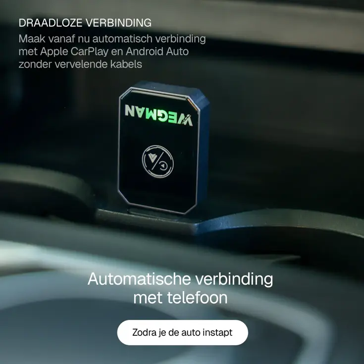 Wegman CarPlay & Android Auto Dongle 2 in 1