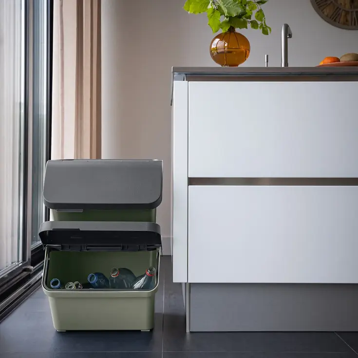 Sigma home - Prullenbak + deksel 45L - 2-dlg
