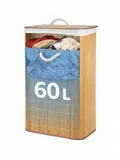 Wasmand Bamboe Opvouwbaar 60L