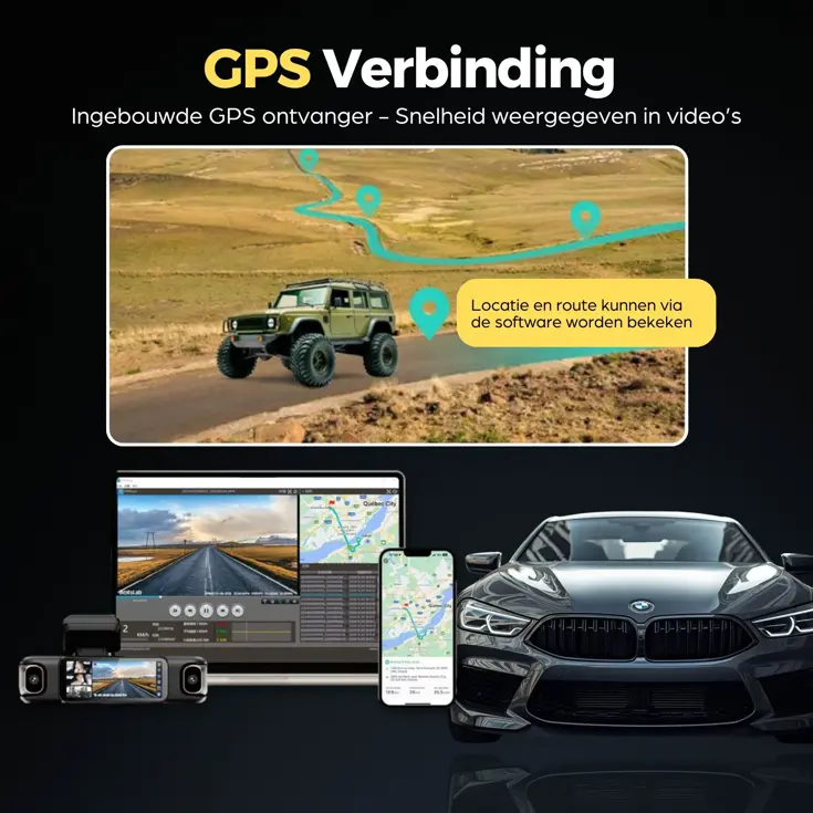 G980H 4CH 4K Wifi GPS 128gb 360 graden dashcam