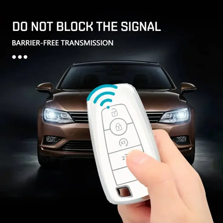 TPU Sleutelhoesje voor Ford zwart B4