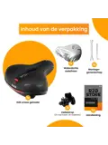 Fietszadel met Waterdichte Zadelhoes