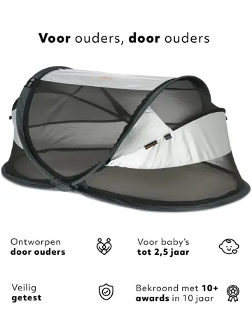 Baby luxe campingbedje - Zelfopblaasbare matras