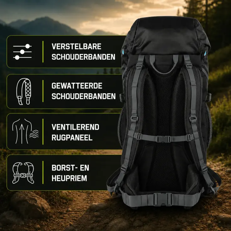Rugzak TRK Venture - 45l - Waterafstotend