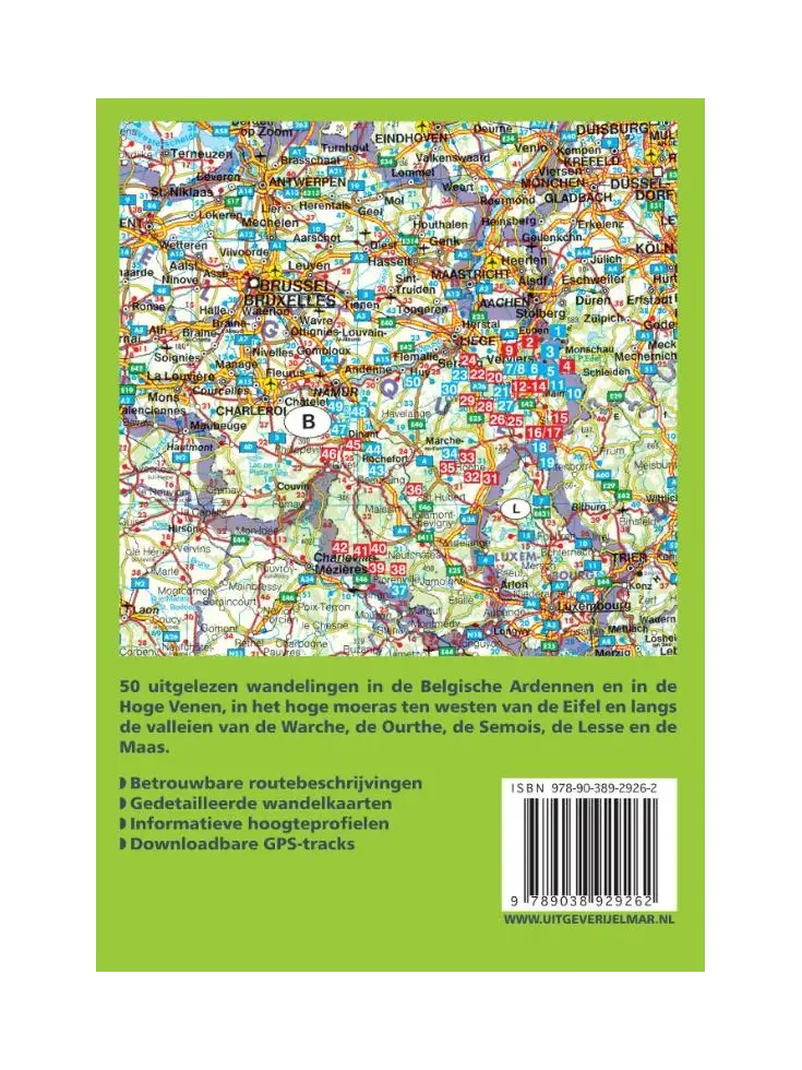 Rother wandelgids Ardennen - Hoge Venen