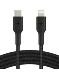 Belkin Lightning naar USB-C kabel Gevlochten