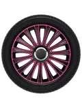 Wieldoppen Roze set van 4 - 15 inch