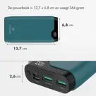 Powerbank 20.000 mAh 22.5w Snellader