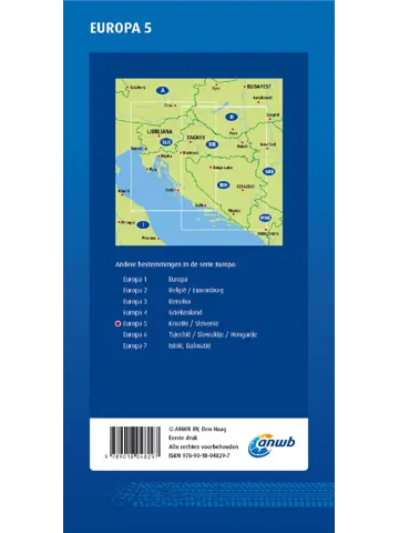 ANWB Wegenkaart Kroatië en Slovenië
