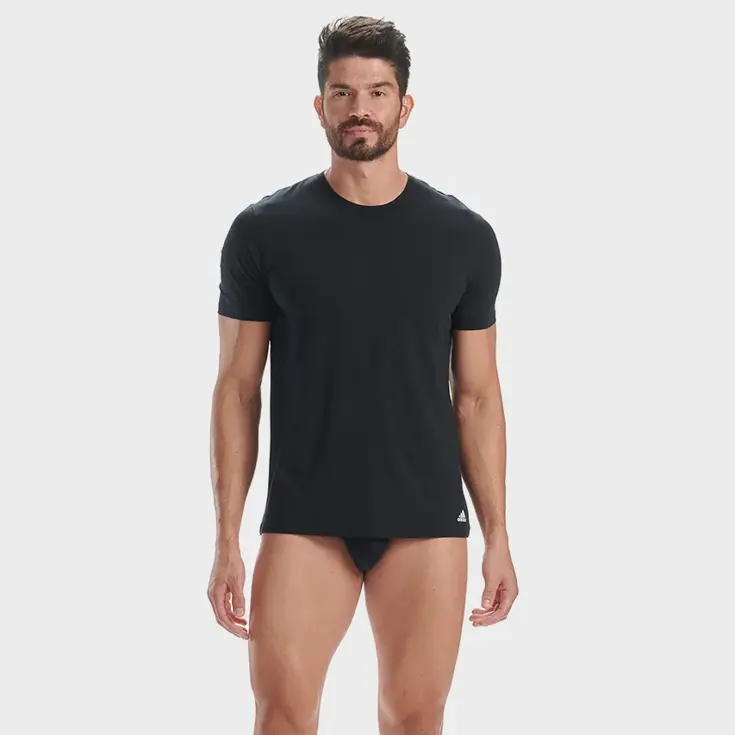 3-Pack O-hals Shirts Active - Heren
