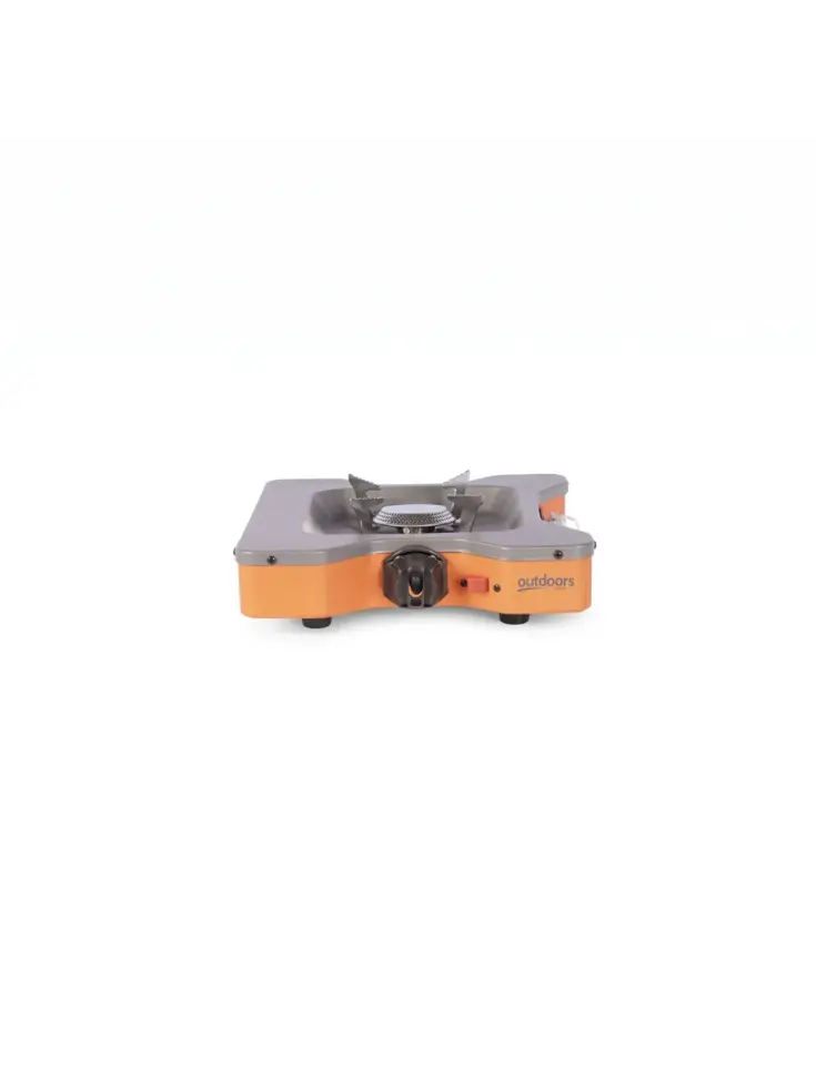 Compact enkel kooktoestel oranje