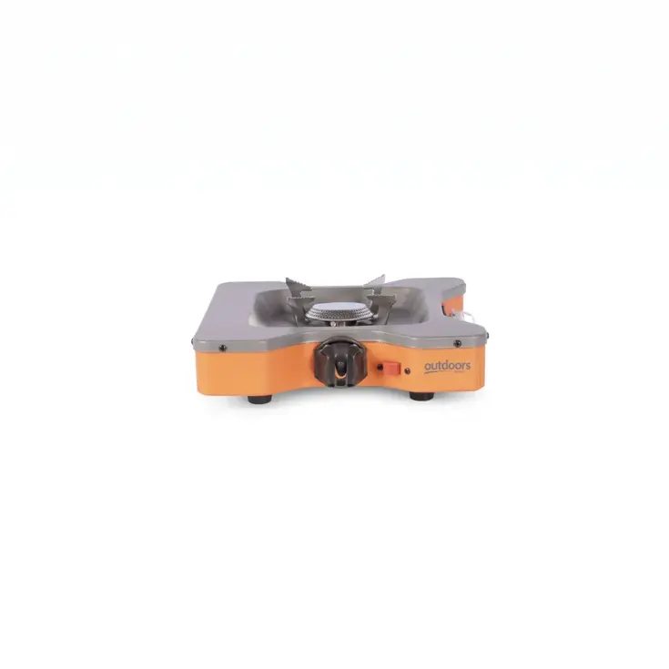 Compact enkel kooktoestel oranje
