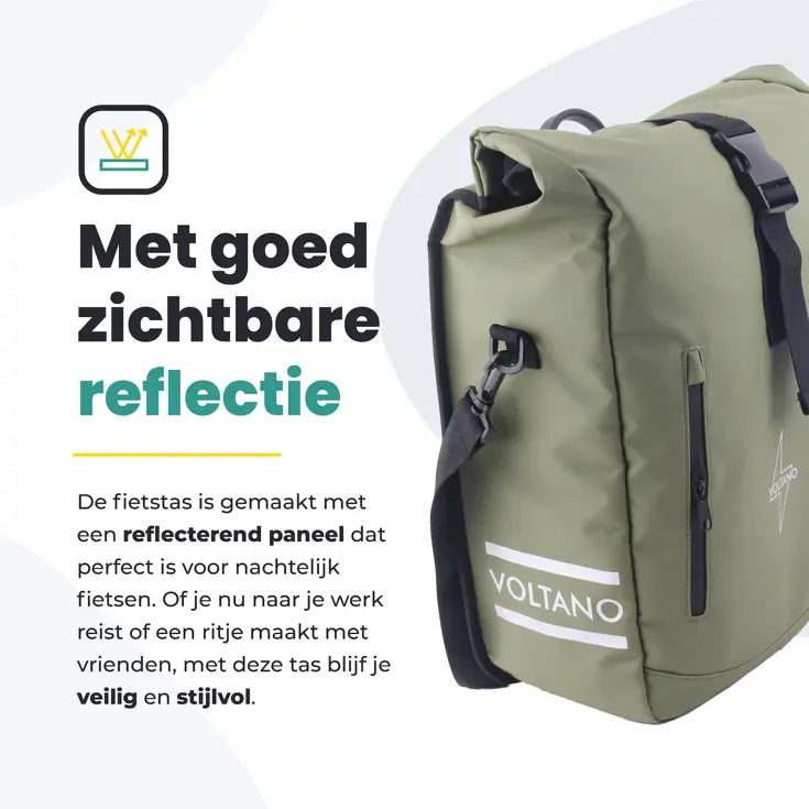 Voltano Journey Luxe Fietstas 28l
