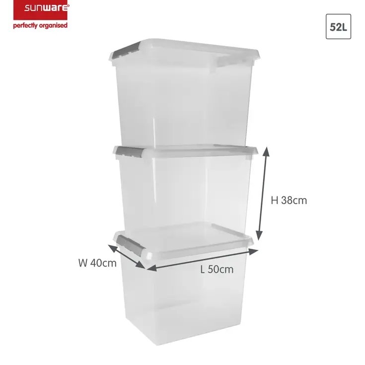 Comfort line - Opbergbox - 52L  - 3-dlg