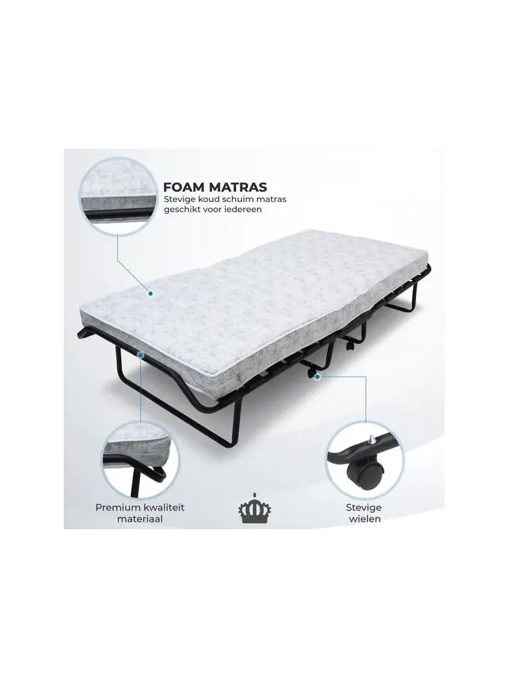 Troonz Campingbed Morena - 90 x 200 cm