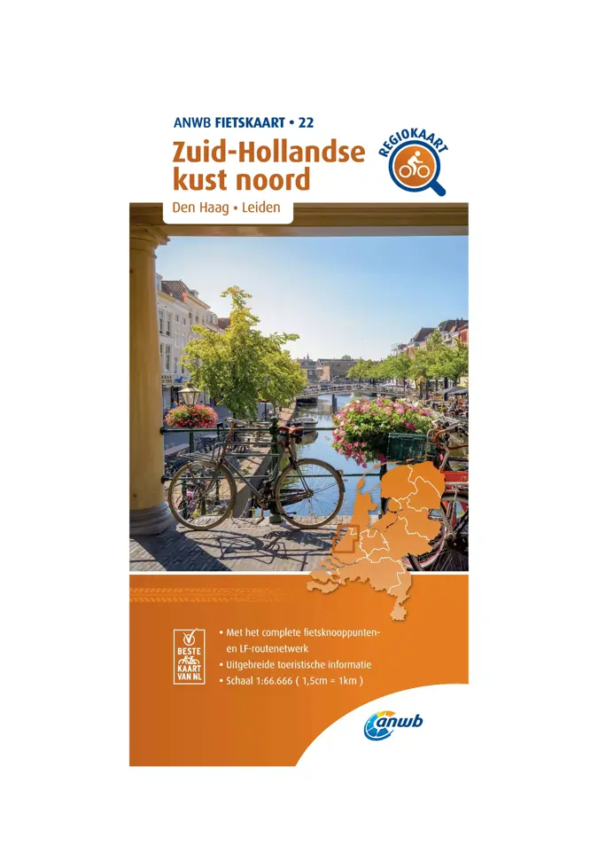 ANWB Fietskaart 22 - Zuid-Hollandse Kust Noord