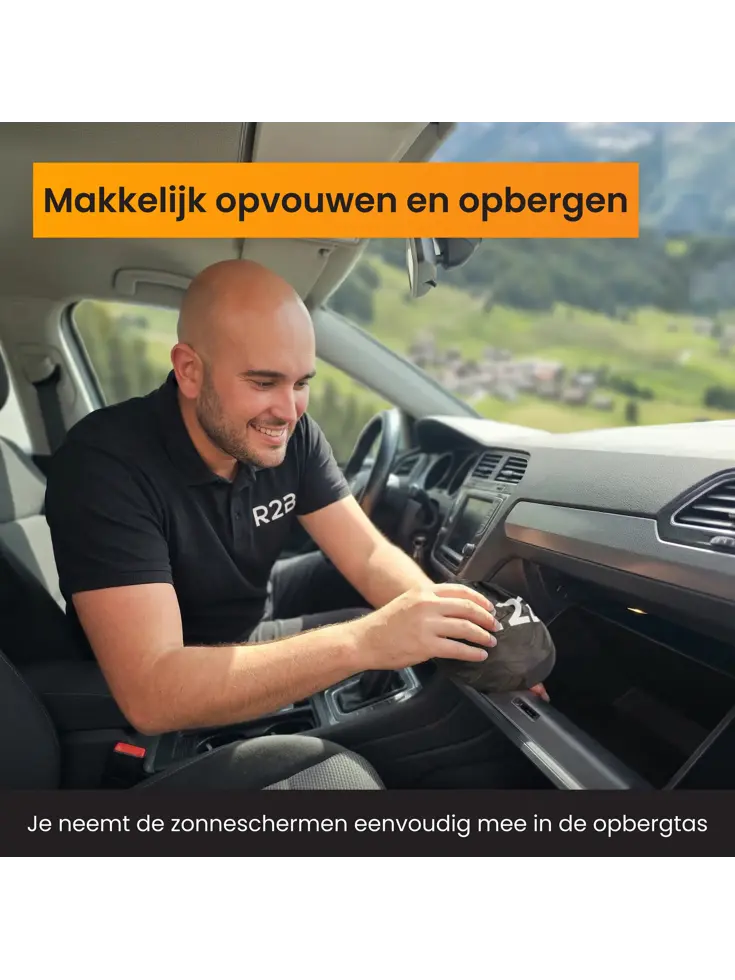 Zonnescherm Auto Zijruit - Set van 2
