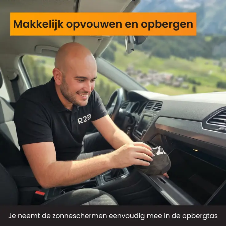 Zonnescherm Auto Zijruit - Set van 2