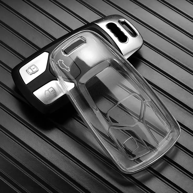 TPU Sleutelhoesje voor Audi clear 4