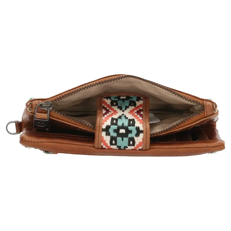 Next Navajo - Leren Dames Ritsportemonnee