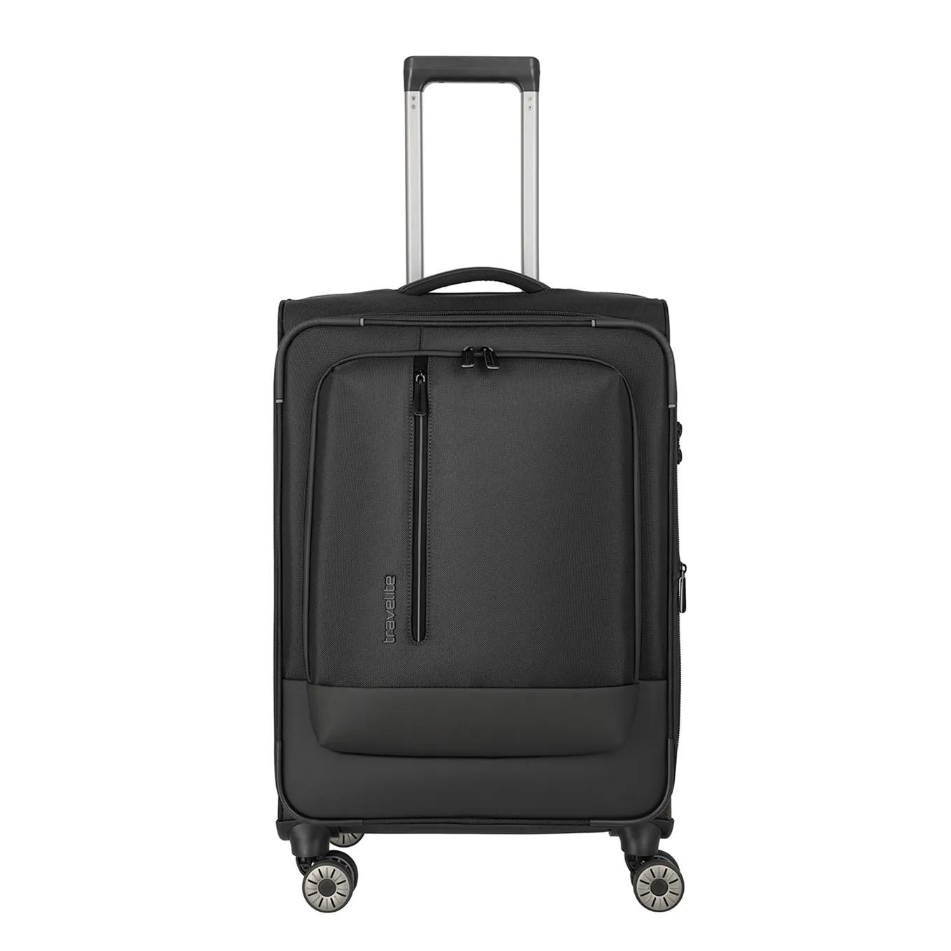 Travelite  Crosslite 5.0 4w Trolley M black  Zwart main product image