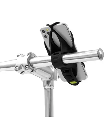Bike Tie 4 + Power Strap zwart - Telefoonhouder fiets - Bone