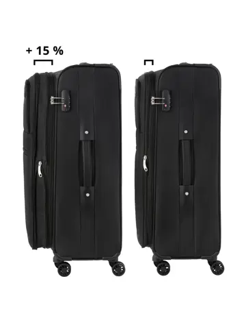 TravelZ Softspinner Grote koffer 77cm