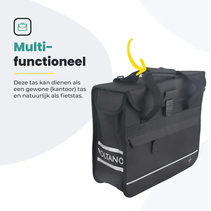 Voltano Enkele Shopper Fietstas 17 L