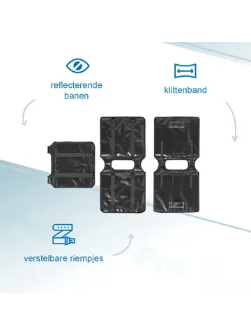 ProPlus Fietstas Dubbel - 40 L