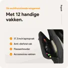Laptoprugzak – Anti Diefstal – 17.3” – Zwart