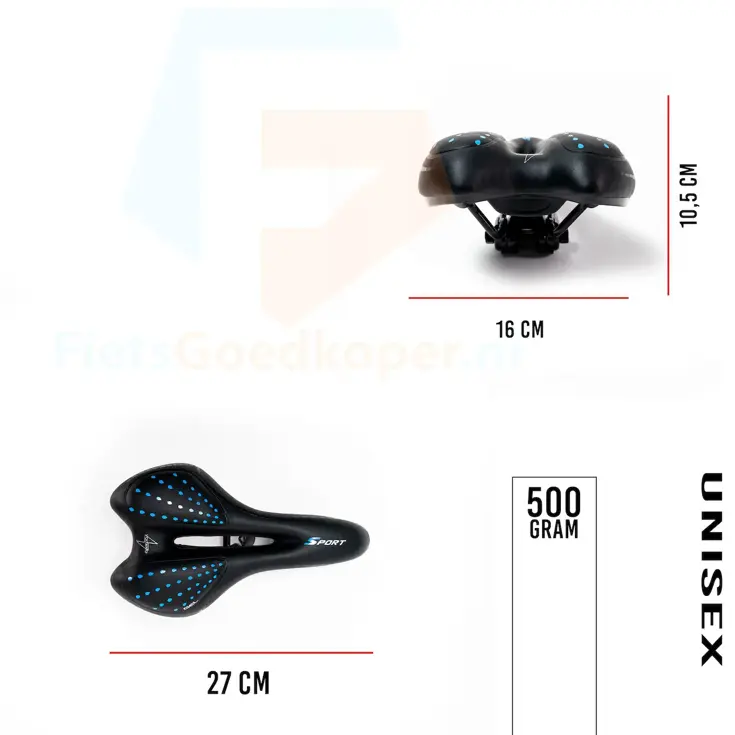 Voltano Sport Trekking Fietszadel –
