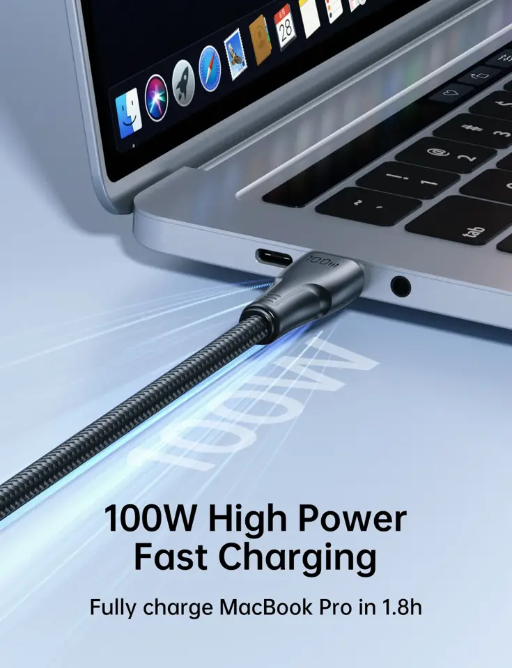 Nylon USB-C Kabel - 1.2m