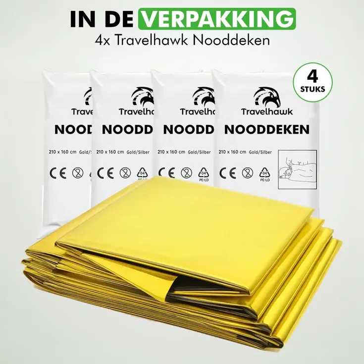 Nooddeken – 4 Stuks