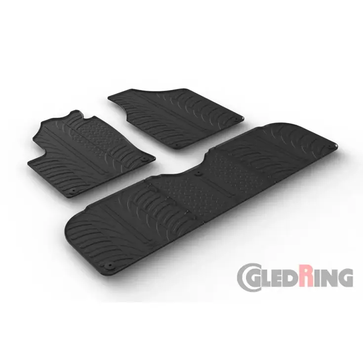 Volkswagen Sharan & Seat Alhambra 1996-2010 - Rubbermatten - Gledring