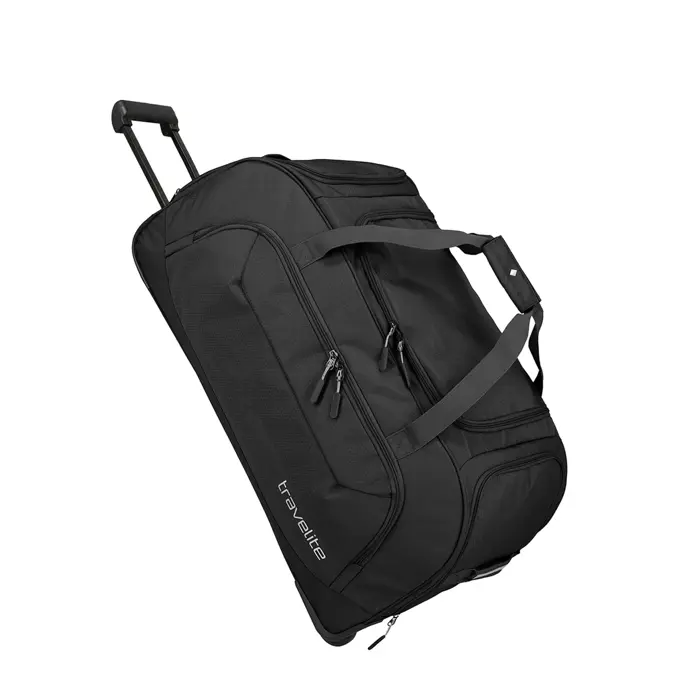 Travelite Kick Off wheeled duffle xl Zwart