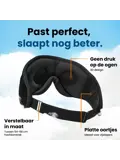 Slaapmasker Bluetooth - Zwart - PurelyGoods