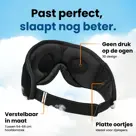 Slaapmasker Bluetooth - Zwart - PurelyGoods