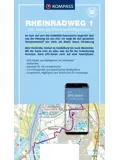 Kompass fietskaart Fietsroute 1 Rijn
