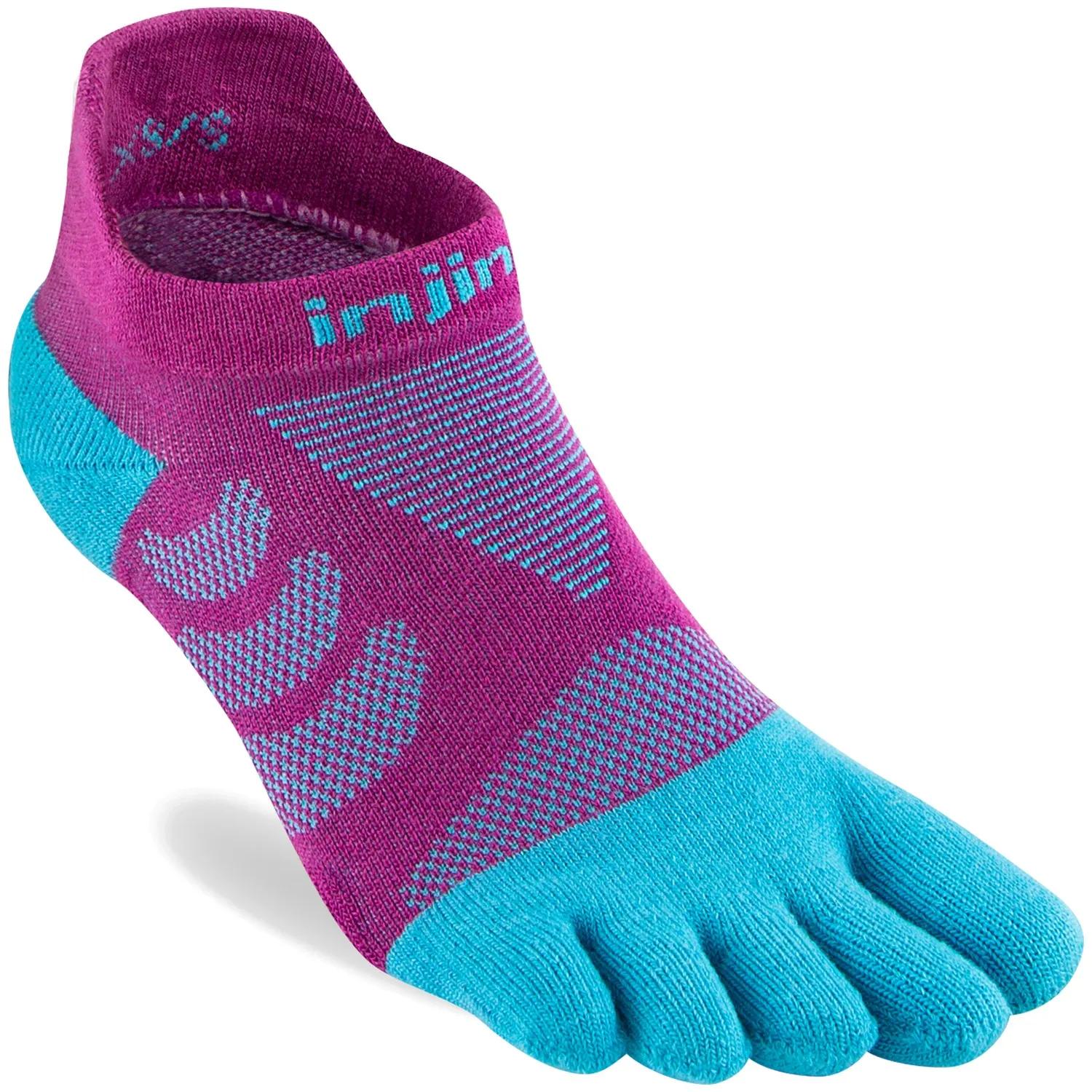 Injinji  Women's Ultra Run No-Show  sokken  Paars